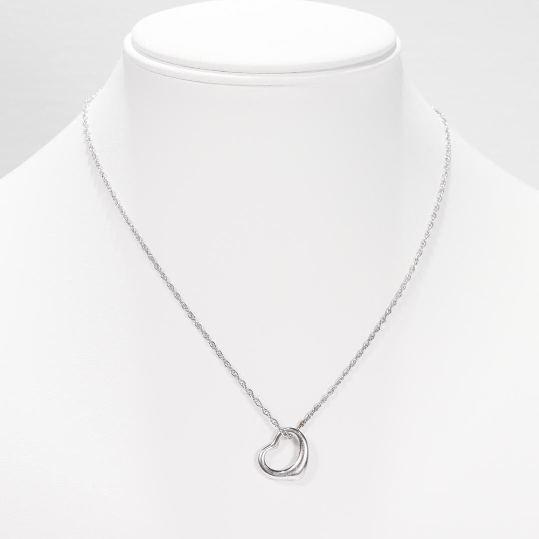 Tiffany & Co Elsa Peretti Open Heart Sterling Silver Pendant for a