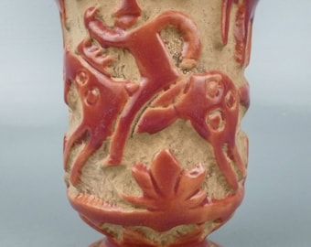 Italienische Mid-Century Keramik Vase - Italien Gambone Raymor Fantoni Bitossi