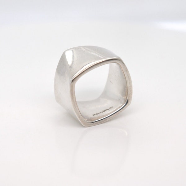 Frank Gehry for Tiffany & Co. Sterling Silver Wide Torque Band Ring