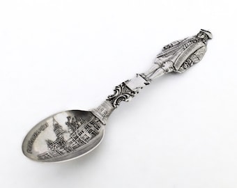 Vintage ALVIN Sterling 1940 CHATEAU ROSE Serving Tablespoon 8 1/2