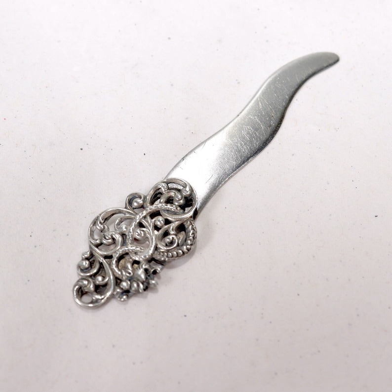 Antique Unger Bros. Art Nouveau Sterling Silver Bookmark - SL - Etsy