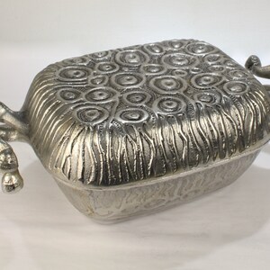 Vintage Donald Drumm Mid-Century Modern Aluminum Covered Casserole Dish / Tureen