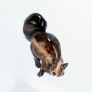 Vintage Metzler & Ortloff German Miniature Skunk Figurine - 3