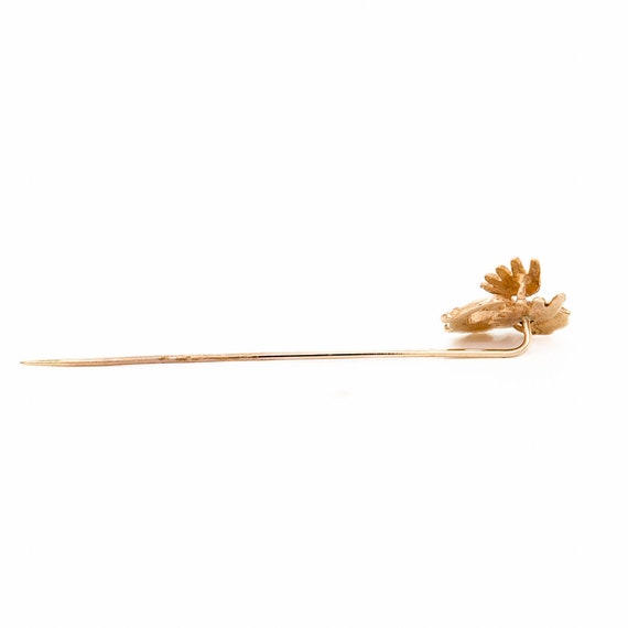 Antique Edwardian 14k Gold Dragon Stick Pin - image 8