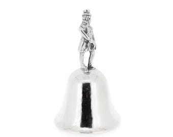 Campanello da tavolo Cartier in argento sterling con manico figurato