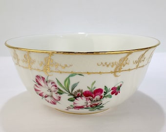 Antique KPM Royal Berlin Porcelain Neuosier Pattern Fruit Bowl