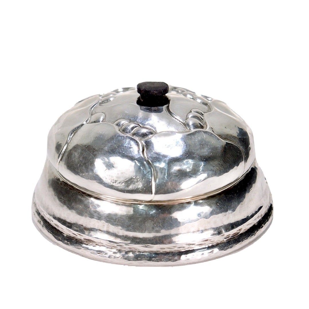 Antique Georg Jensen Art Nouveau Solid Silver Butler's Bell Push No. 59 ...