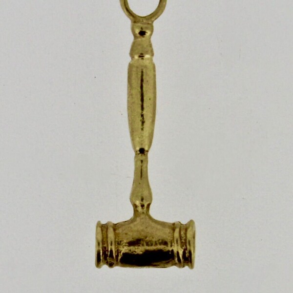 Gavel Charm Etsy