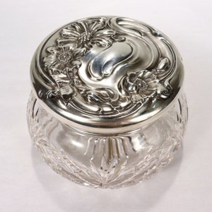 Boutons De Manchette Anciens En Argent Massif Unger Bros - Camée Embossé Art Nouveau