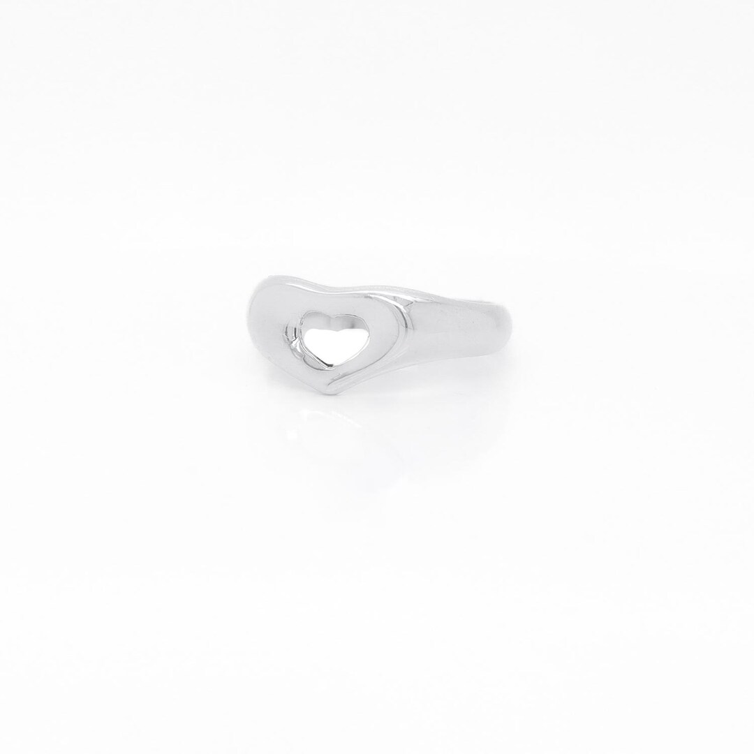 Tiffany & Co. エルサ・ペレッティ　オープンハート　シルバー　リング エルサ・ペレッティ オープン ハート リング（スモール