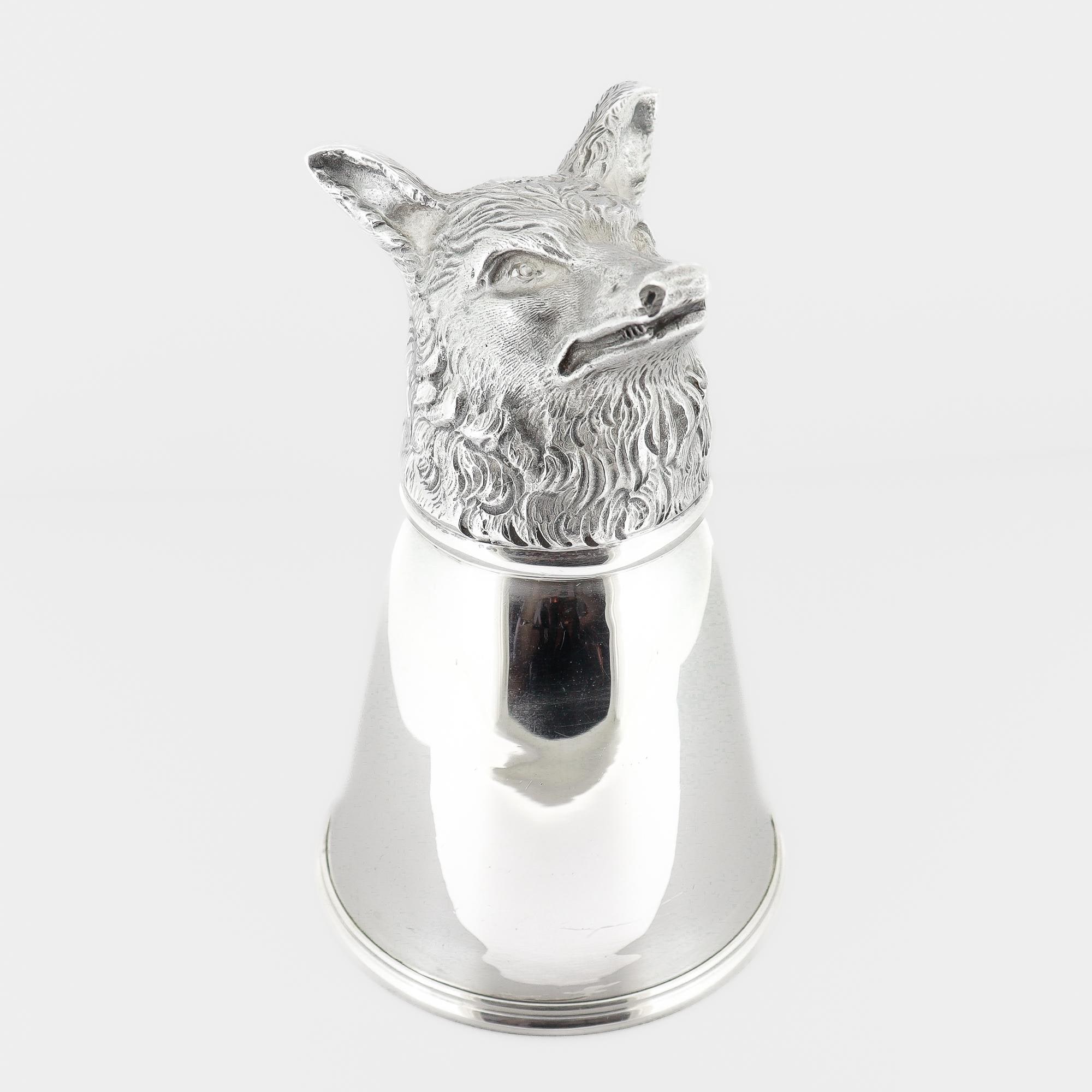 アンティーク　ヴィンテージ スターラップ カップ　stirrup cup 人気 アンティーク J.E. コールドウェル スターリングシルバーカップ