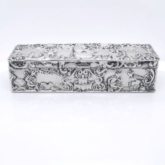 Antique Signed Storck & Sinsheimer Rococo Style 800 Silver