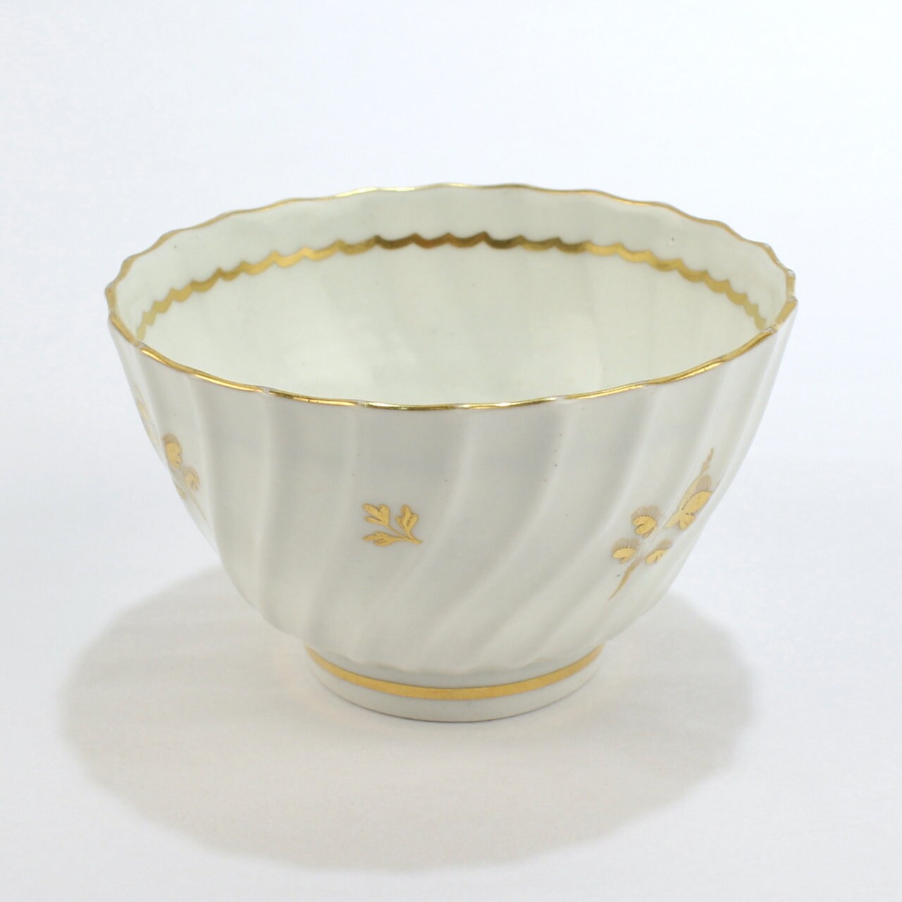 Worcester Pu-Tai Pattern Coffee Cup and Saucer 1760-65
