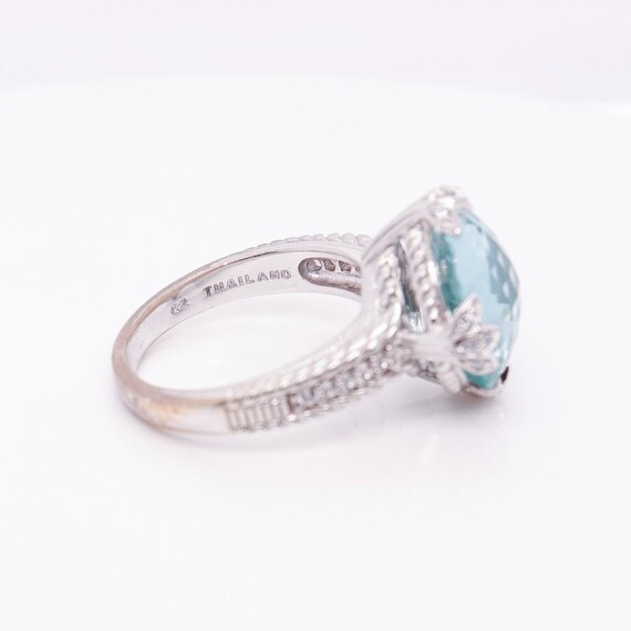 Judith Ripka Sterling Silver & Faceted Green Spinel Ring - Etsy