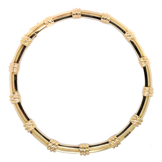 Tiffany & Co. 18K Gold Atlas Choker Necklace 1990s - image 1