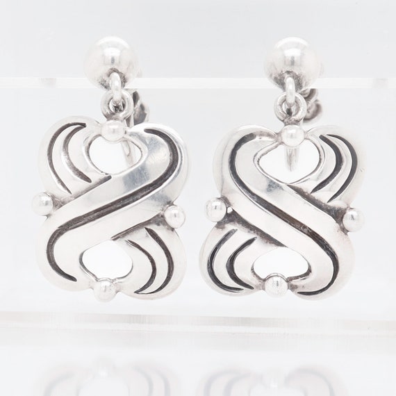 Sterling Silver Curved Spoon Earrings Polished with Rolled Edge Sterling Silver Curved Spoon Earrings Polished with Rolled Edge