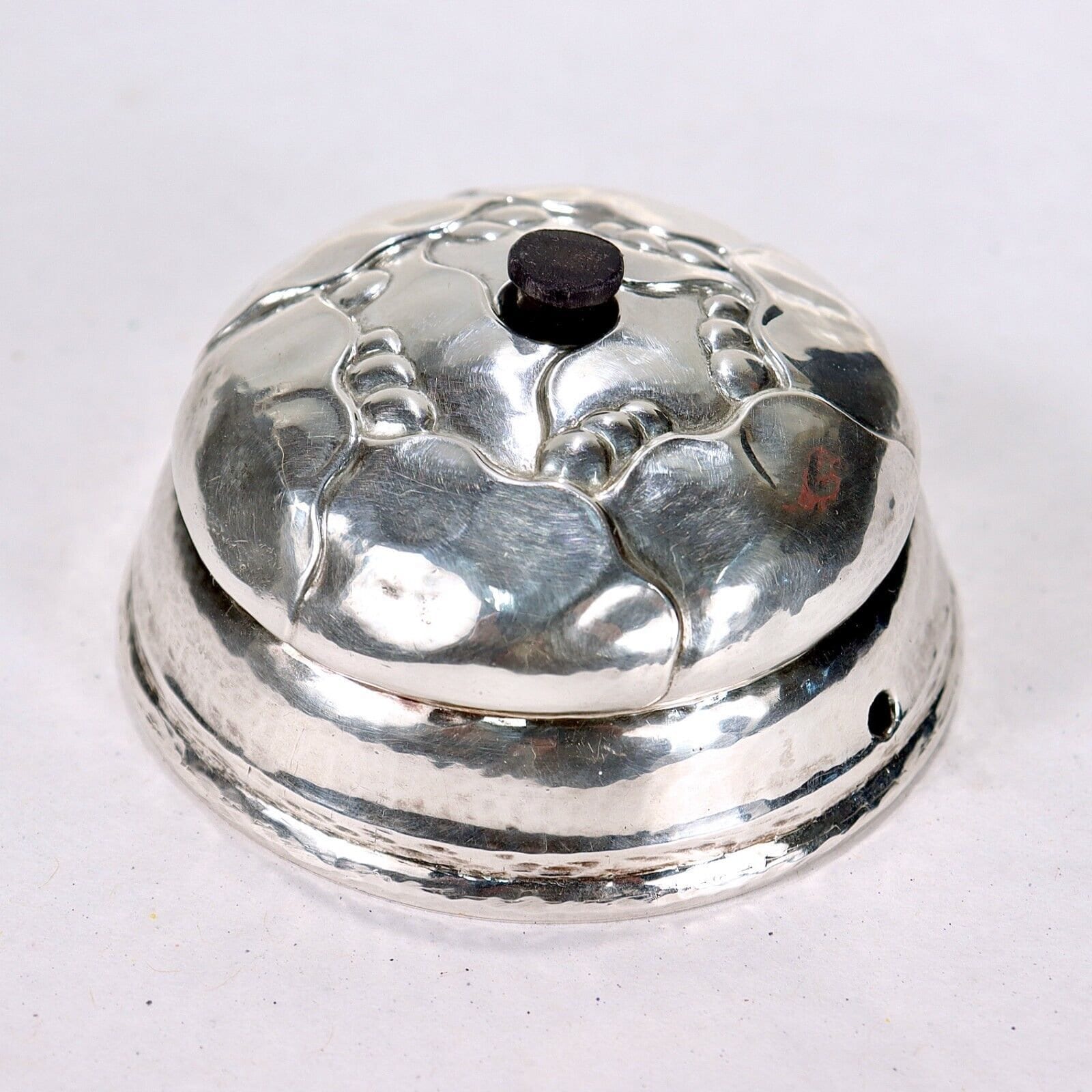 Antique Georg Jensen Art Nouveau Solid Silver Butler's Bell Push No. 59 ...