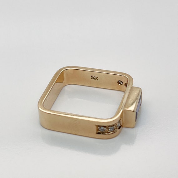 Signed Gabriel Ofiesh 14 Karat Gold & Tanzanite B… - image 6