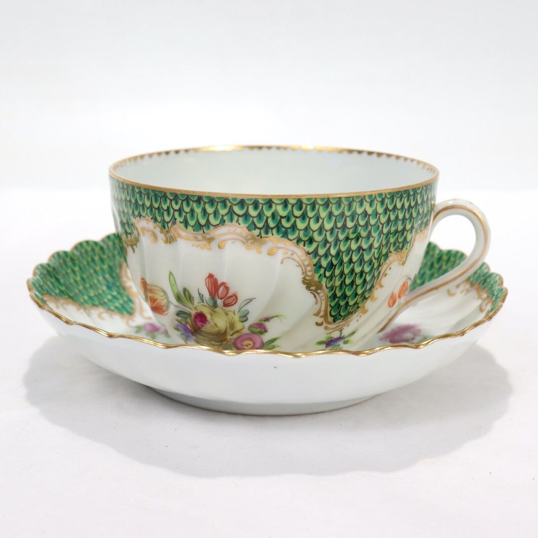 ドレスデンスープカップ&ソーサースケール DRESDEN Cup & Saucer