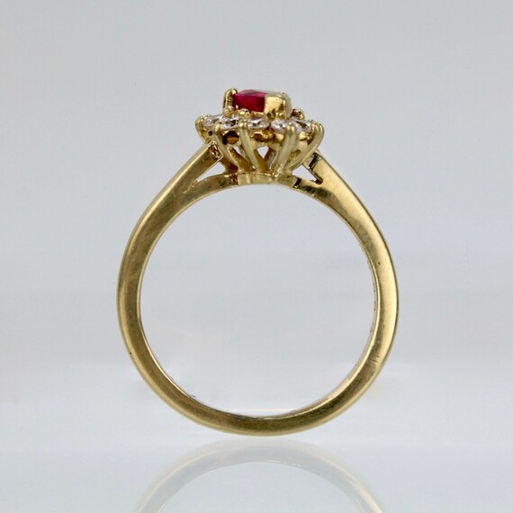Kurt Wayne 18 Karat Gold, Ruby, and Diamond Cockt… - image 6
