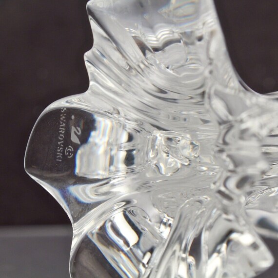 Signed Retired Swarovski Silver Heron Figurine - Etsy