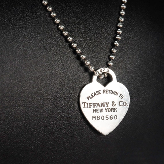 Return to tiffany dog tag necklace best sale