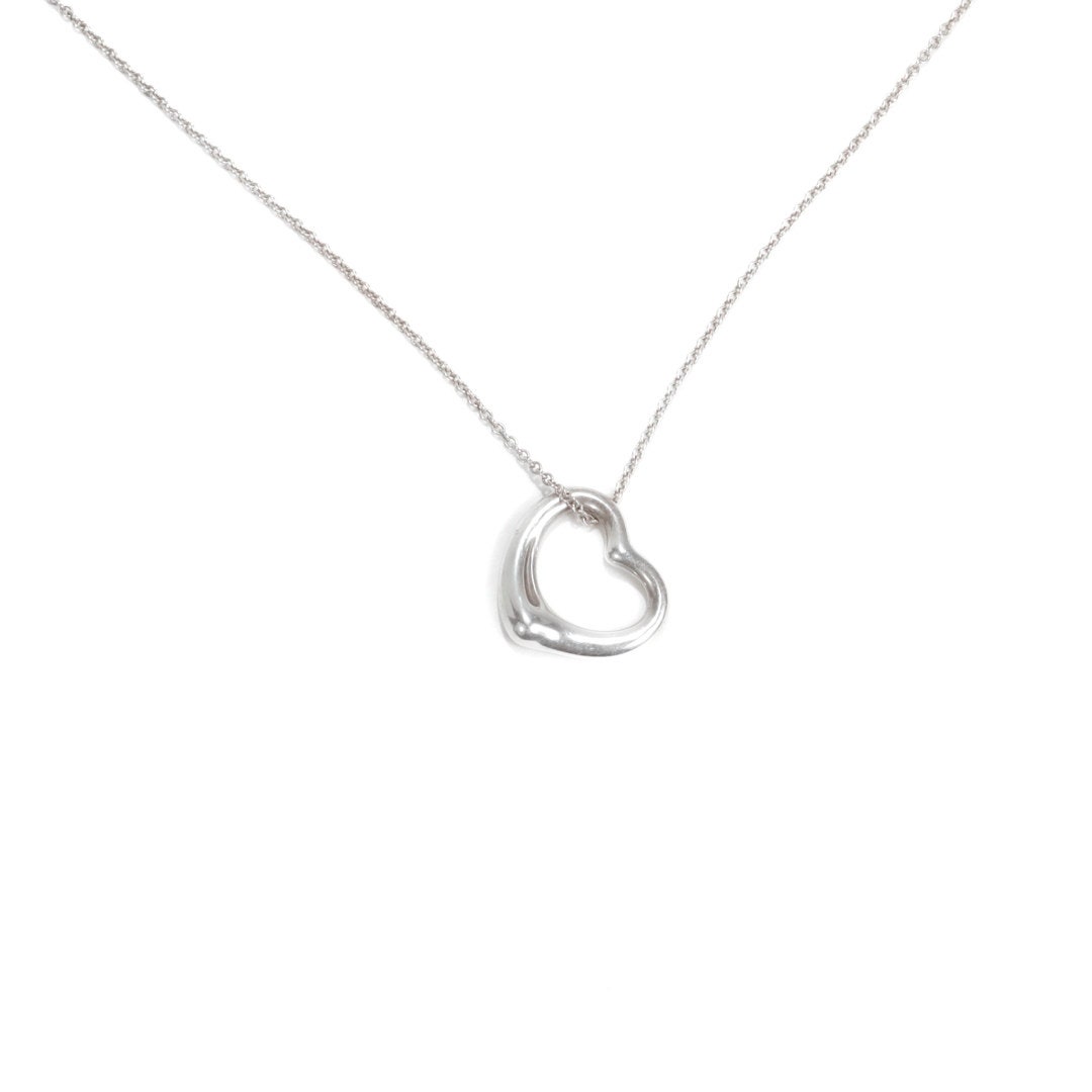 Estate Tiffany & Co Elsa Peretti Large Open Heart Sterling Silver
