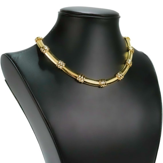 Tiffany & Co. 18K Gold Atlas Choker Necklace 1990s - image 7