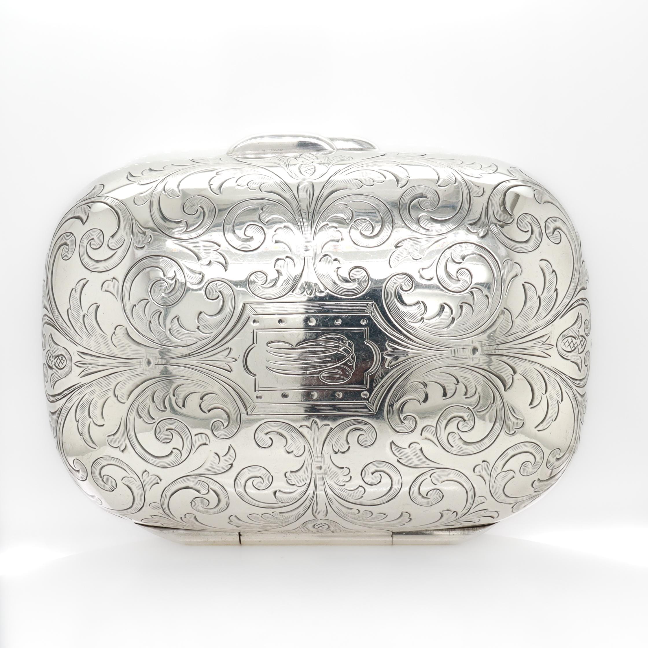 TIFFANYティファニー ソープ　ソープ入れ Antique Tiffany & Co. Sterling Silver Engraved and Monogrammed