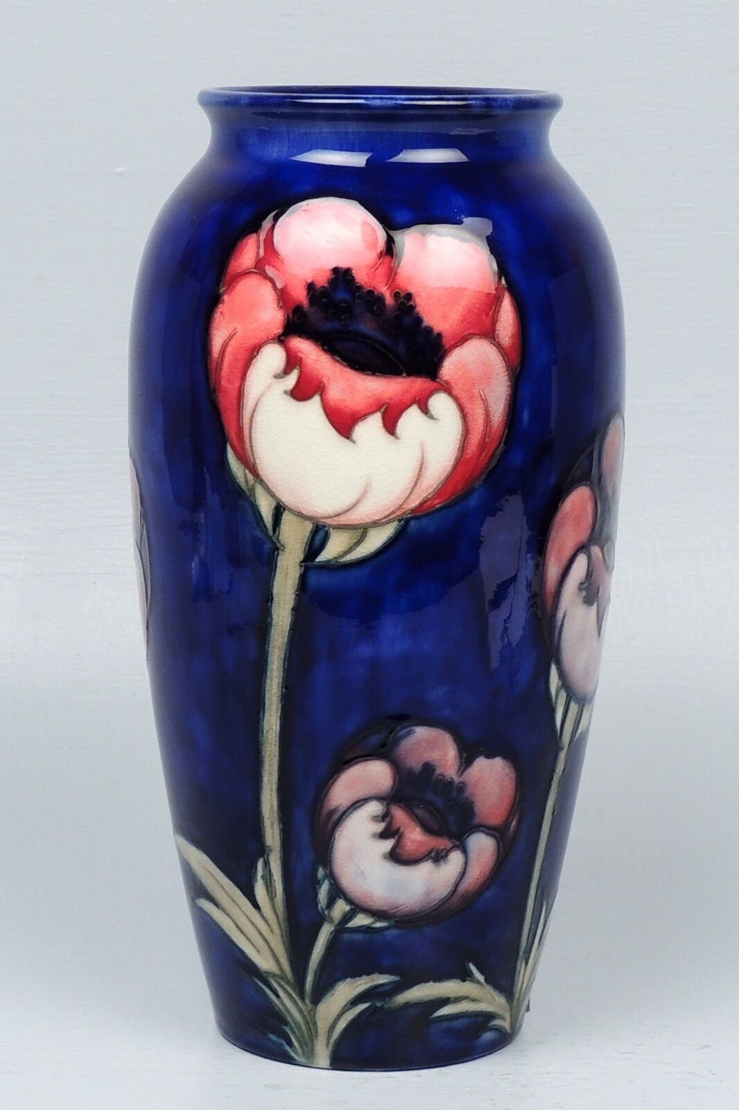 Moorcroft ムーアクラフト　花瓶 イギリス 20世紀 セラミック Moorcroft ムーアクラフト フラワー
