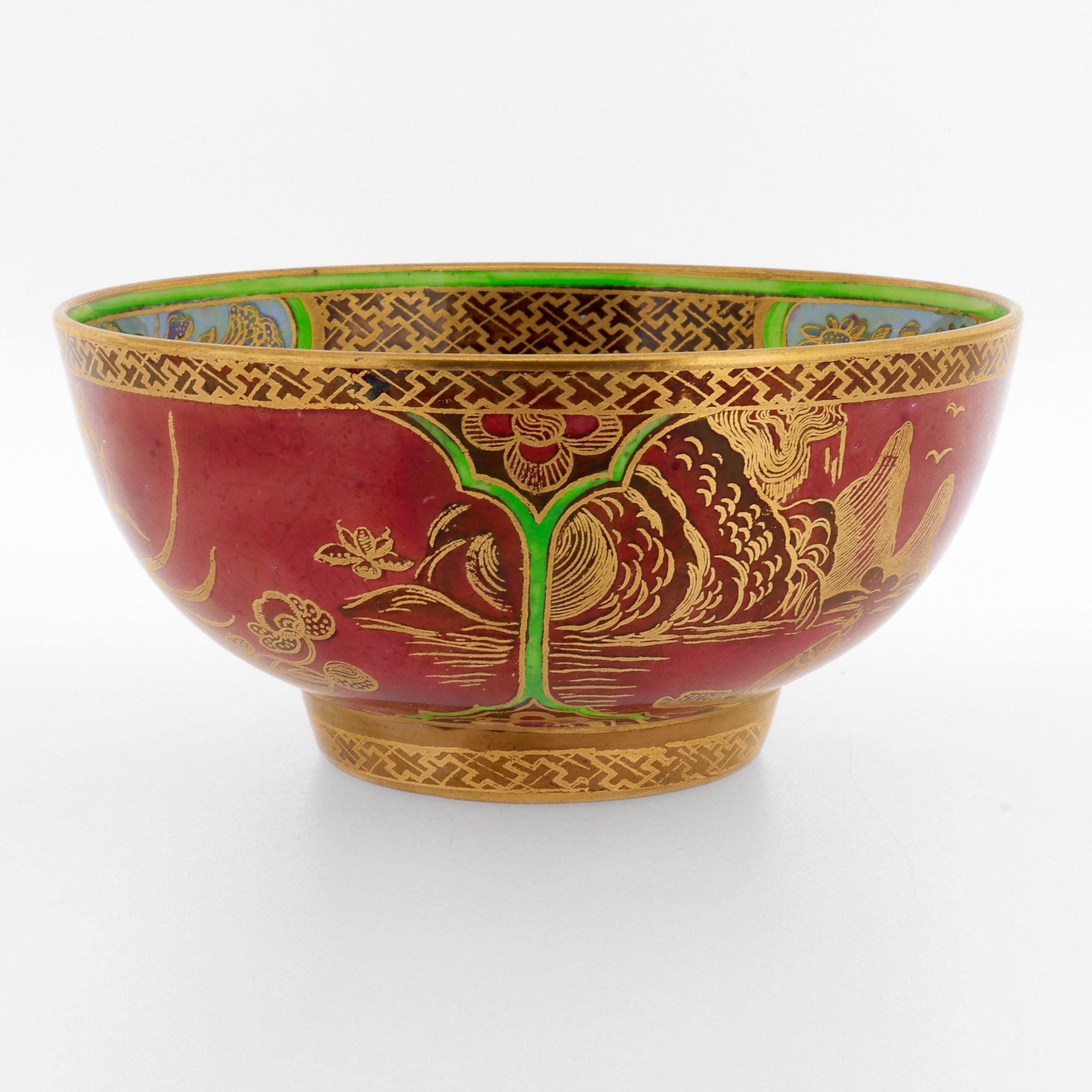  八角形 Fairyland Lustreドラゴン アンティーク Fairyland Lustre - Etsy