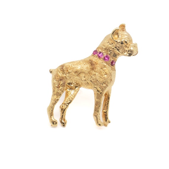 Yellow Gold Boxer Dog Charm - 14k Standing Canine Pet Keepsake - Wilson  Brothers Jewelry