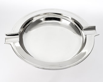 Tiffany & Co. Modernist Sterling Silver Cigar / Cigarette Ashtray