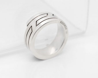 Vintage Hermes Silver 925 Diane Belt Ring Size 6 1/2 - Etsy Israel
