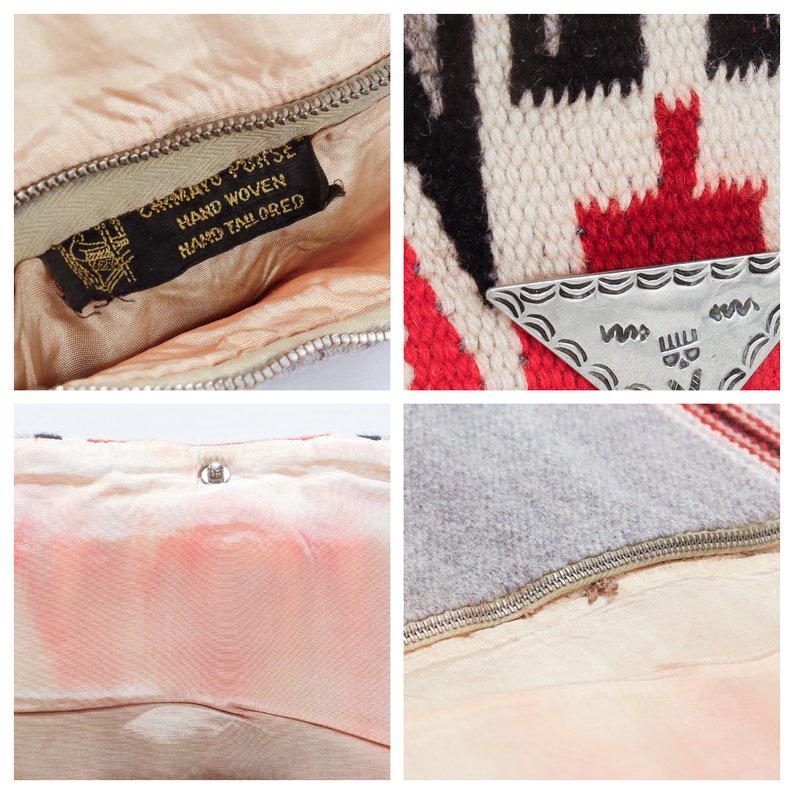 RARE 1930s Handwoven Chimayo Clutch Purse main image 0