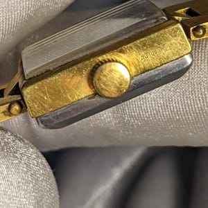 Vintage Soviet Chaika Watch, 17 Jewels, Gold Plated Case & Bracelet, USSR Women's Watch image 5