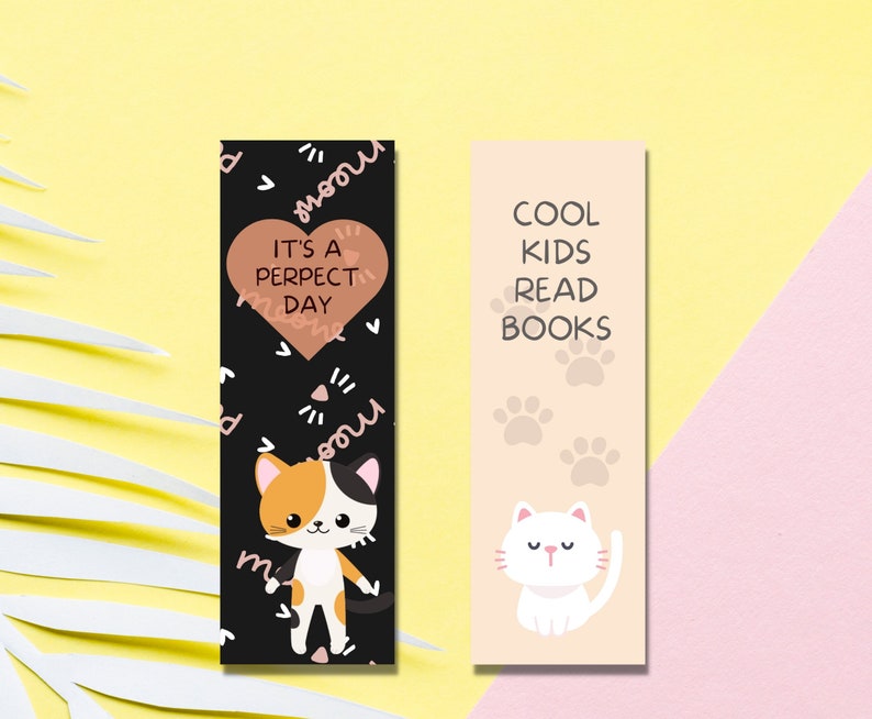 Bookmarks for Kids, Digital Bookmark, Cute Animal Bookmarks, Lovely