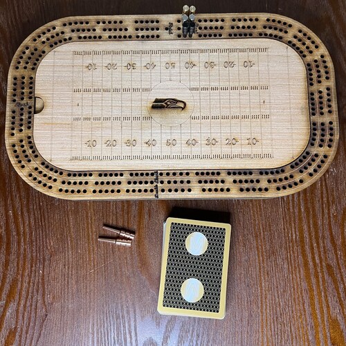 Baseball Cribbage Board Custom Team Logo Personalized Etsy