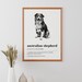Australian Shepherd Printable Wall Art Dog Lover Gift Dog - Etsy