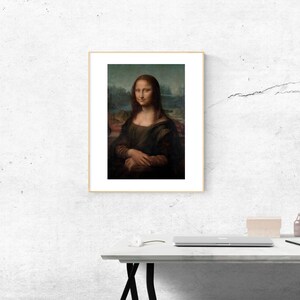 Mona Lisa, by Leonardo da Vinci Leonardo da Vinci Art Print, Art Print , Mona Lisa art Poster w