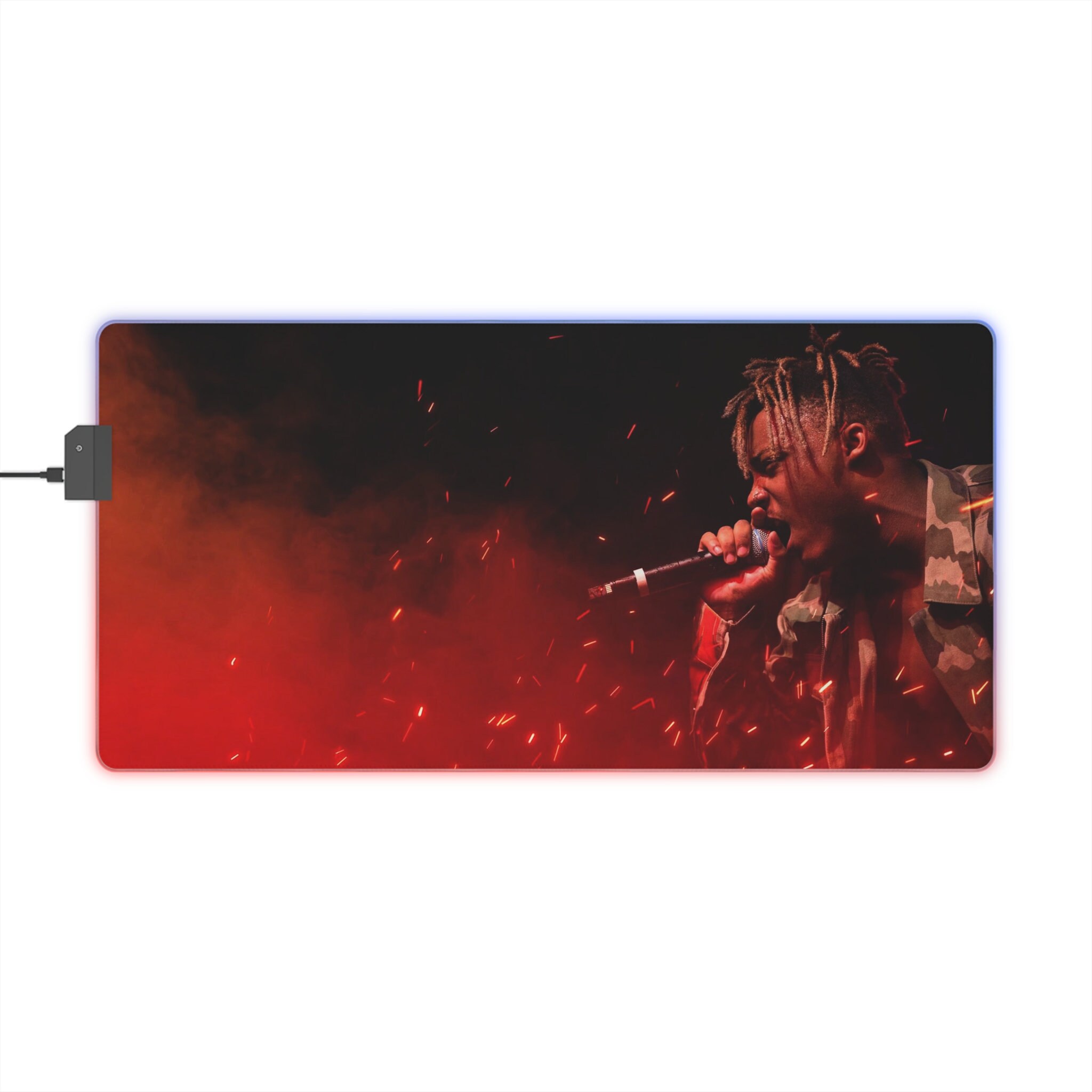Custom Juice Wrld LED Gaming Mouse Pad Juice Wrld Gaming Mouse Etsy