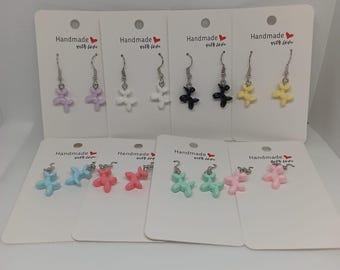 Dog Balloon Animal Hook Earrings