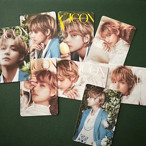 Cartões de fotos do BTS taehyung Dicon/Vicon