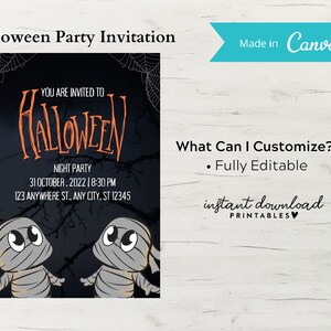 Halloween Invitation, Halloween Invite, Spooktacular Halloween, Halloween Party Invite, Halloween Birthday Invitation