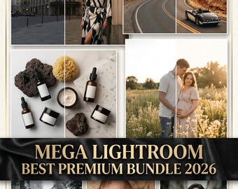 1000+ Lightroom Presets Bundle, Mobile & Desktop Photo Filters (2026 Edition)