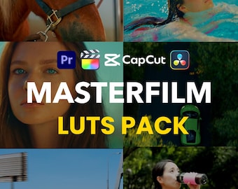 Paquete de más de 200 LUTs cinematográficos / Colección de LUTs para corrección de color