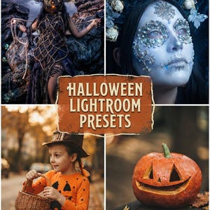150+ Halloween Lightroom Presets, Dark Moody Filters, Spooky Fall Editing (Digital Download)