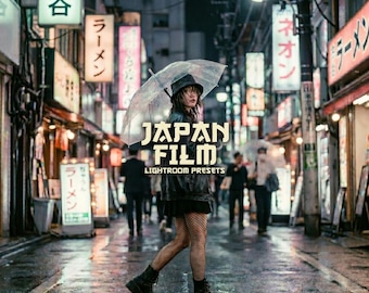 Ajustes preestablecidos de Lightroom para películas japonesas, LUTs cinematográficas para móviles y ordenadores de sobremesa, Fuji Film (descarga digital)
