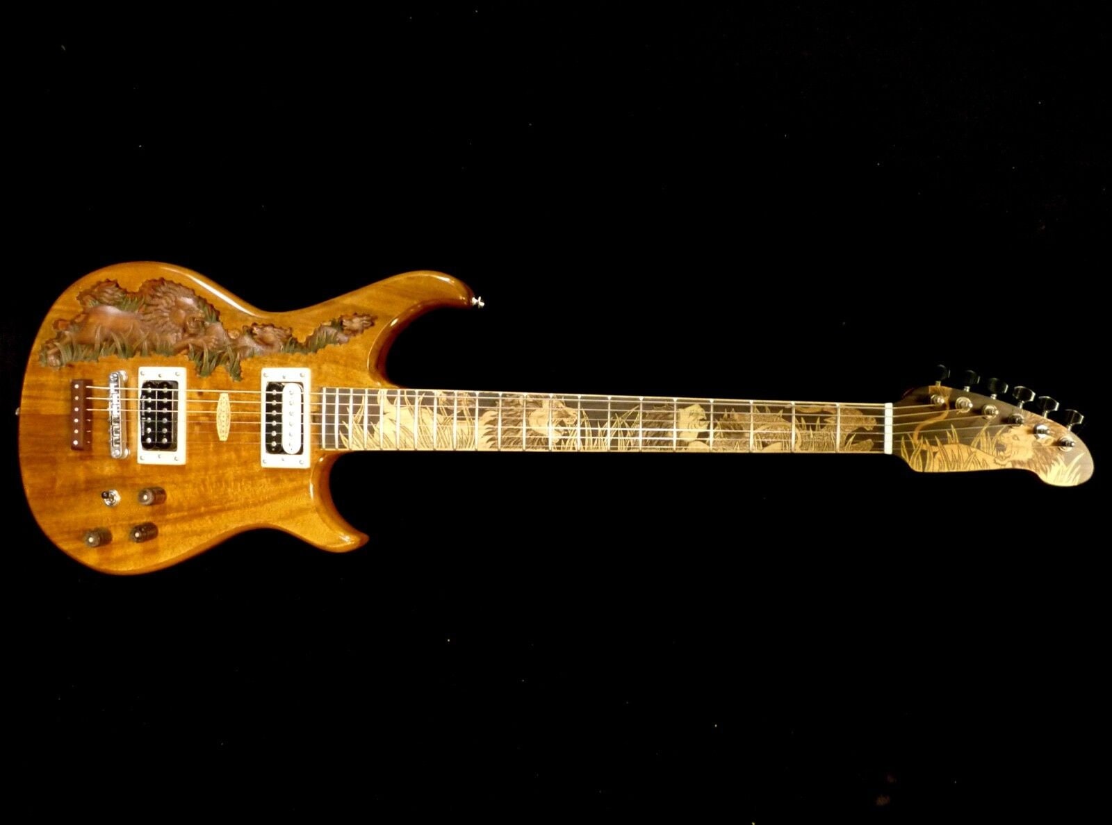 ブルーベリー ハンドメイド エレクトリック バリトン ギター 受注生産