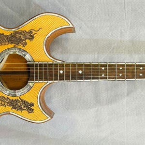 Blueberry Handmade Double Cutaway Acoustic Guitar Grand Concert Size